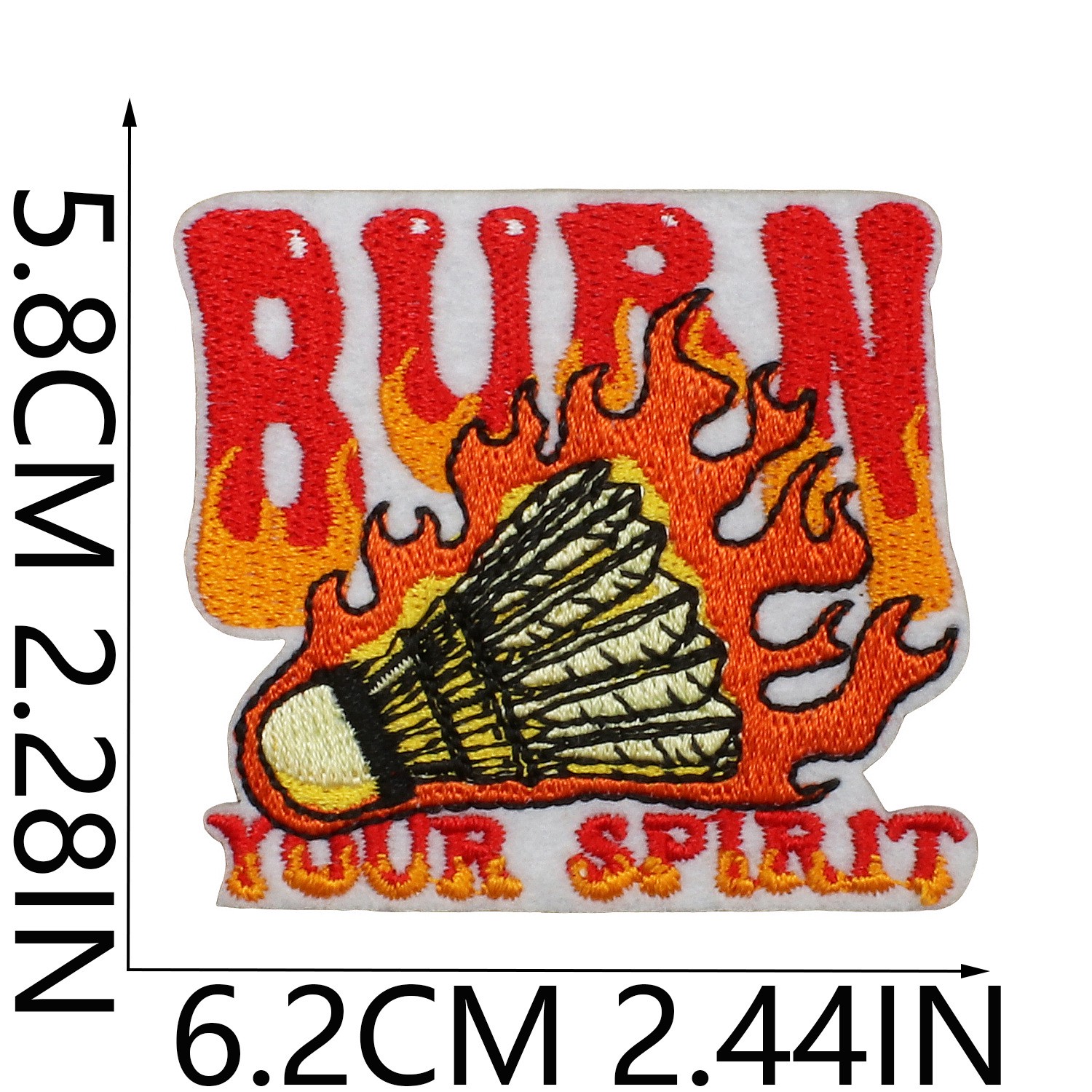 Sports-style embroidered fabric patches, sunglasses, badminton shuttlecock patches, racket embroidery pieces, badminton shuttlecock letter embroidery badges