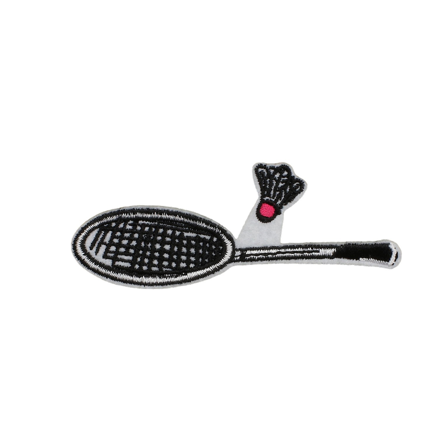 Sports-style embroidered fabric patches, sunglasses, badminton shuttlecock patches, racket embroidery pieces, badminton shuttlecock letter embroidery badges