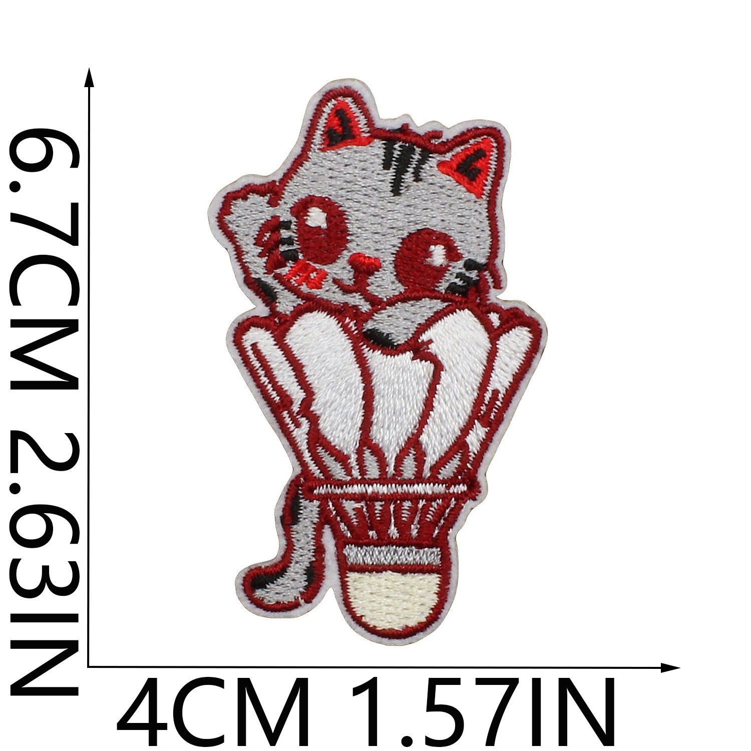 Sports-style embroidered fabric patches, sunglasses, badminton shuttlecock patches, racket embroidery pieces, badminton shuttlecock letter embroidery badges