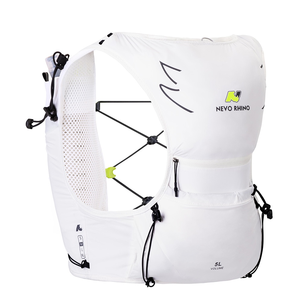 Fashionable Reflective Running Vest Backpack Hydration Bladder Zipper String Closure Waterproof for Hiking Other Outdoor Sports
