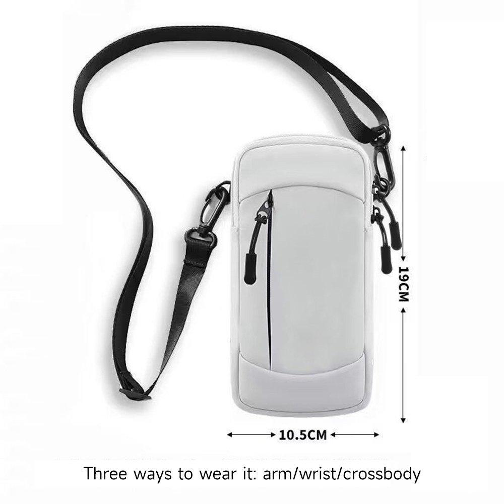 Customized waterproof running phone case, unisex, outdoor fitness, ultra-thin wristband, sports armband, wrist style.