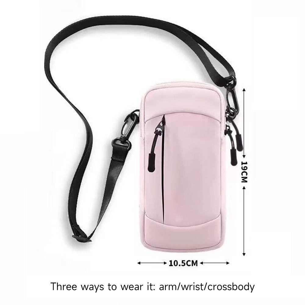 Customized waterproof running phone case, unisex, outdoor fitness, ultra-thin wristband, sports armband, wrist style.