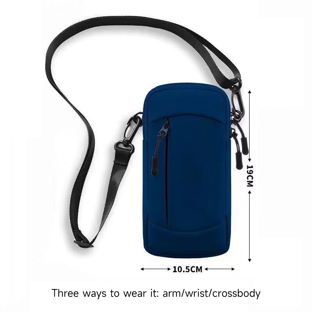 Customized waterproof running phone case, unisex, outdoor fitness, ultra-thin wristband, sports armband, wrist style.
