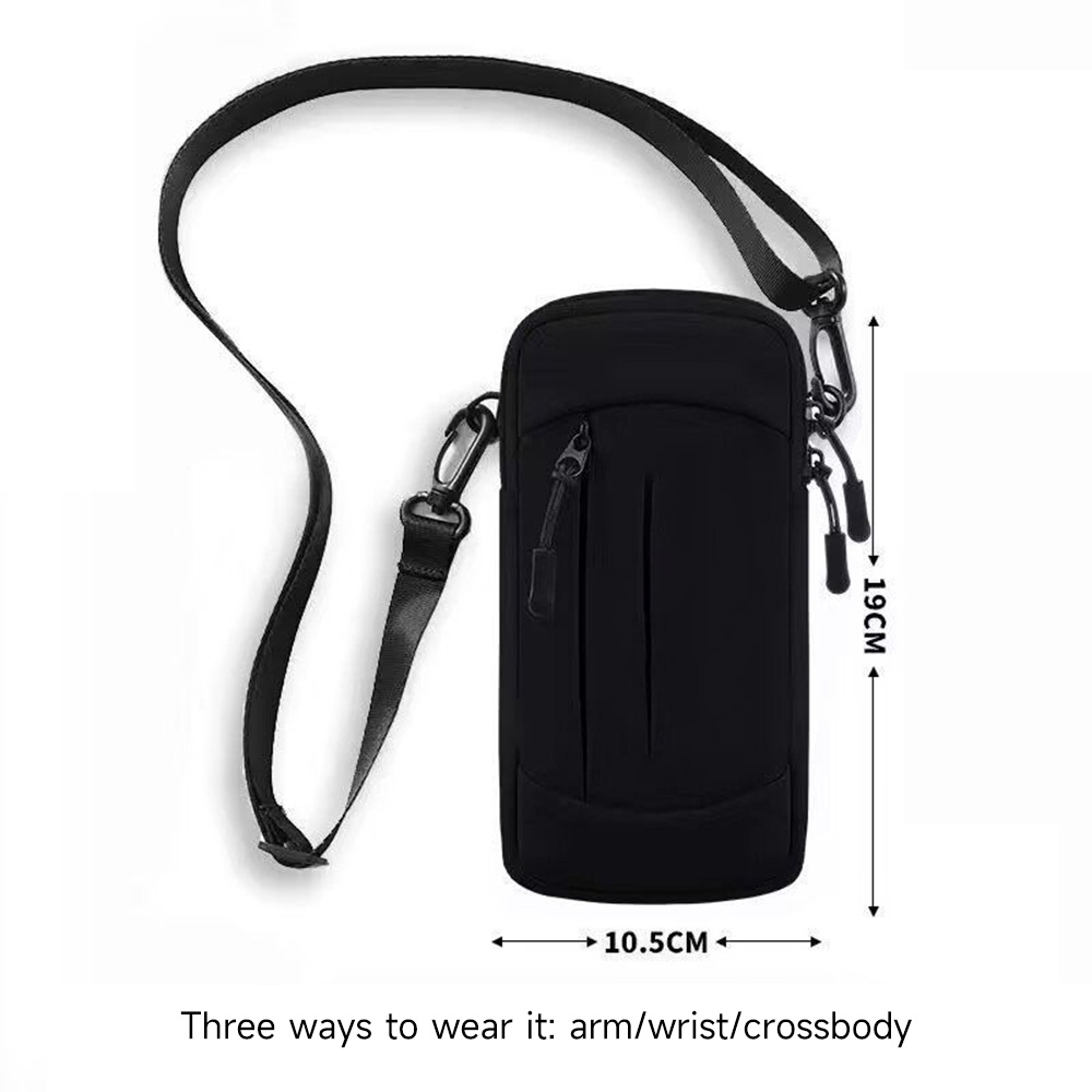 Customized waterproof running phone case, unisex, outdoor fitness, ultra-thin wristband, sports armband, wrist style.