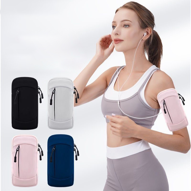 Customized waterproof running phone case, unisex, outdoor fitness, ultra-thin wristband, sports armband, wrist style.