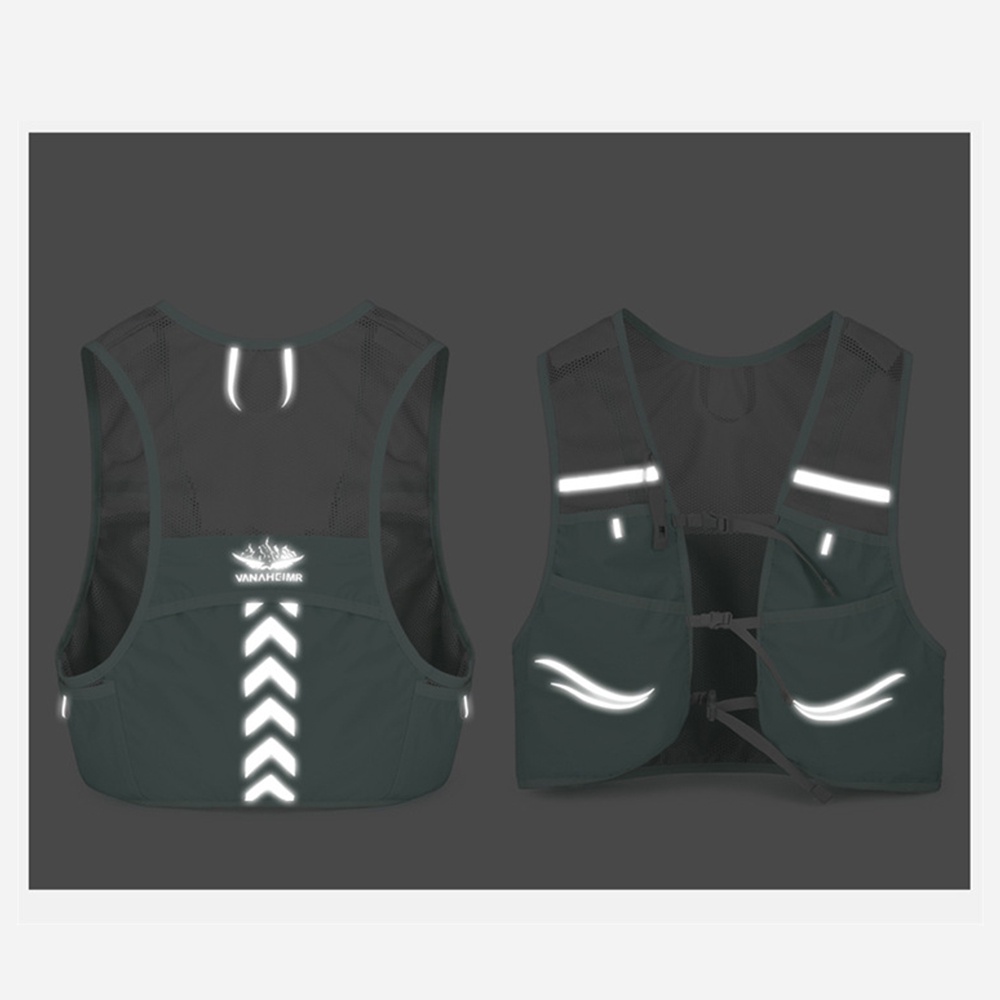 Outdoor cycling marathon running backpack, breathable vest bag, sports water bottle, hydration bladder, trail running vest backpack