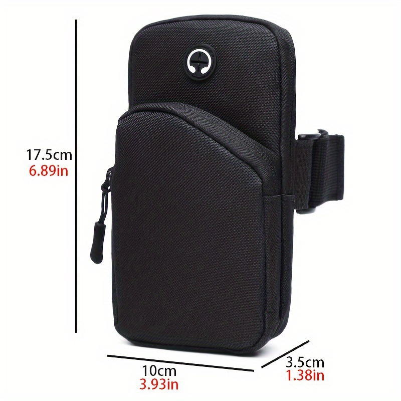 Women's Small Handbag with Cell Phone, 6.5-inch, Outdoor Sports Music Wristband, Portable Small Bag for Men, Free Logo Printing
