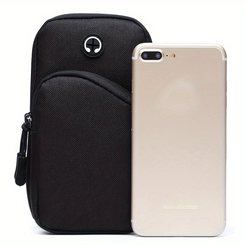 Women's Small Handbag with Cell Phone, 6.5-inch, Outdoor Sports Music Wristband, Portable Small Bag for Men, Free Logo Printing
