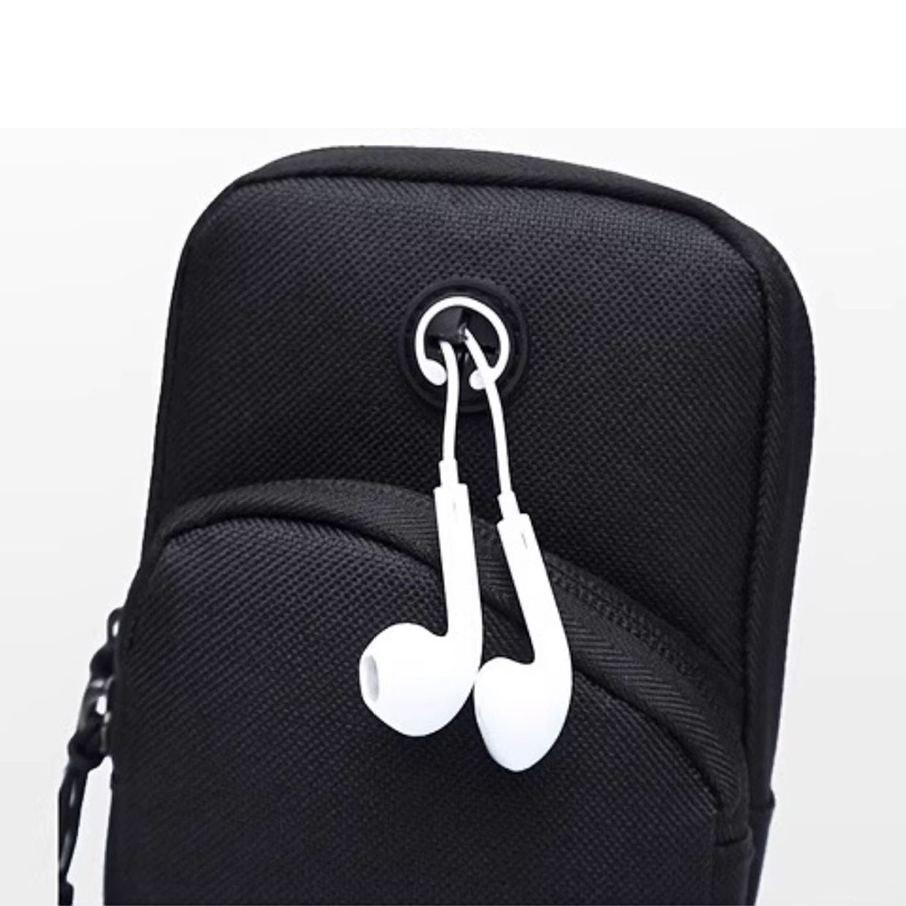 Women's Small Handbag with Cell Phone, 6.5-inch, Outdoor Sports Music Wristband, Portable Small Bag for Men, Free Logo Printing