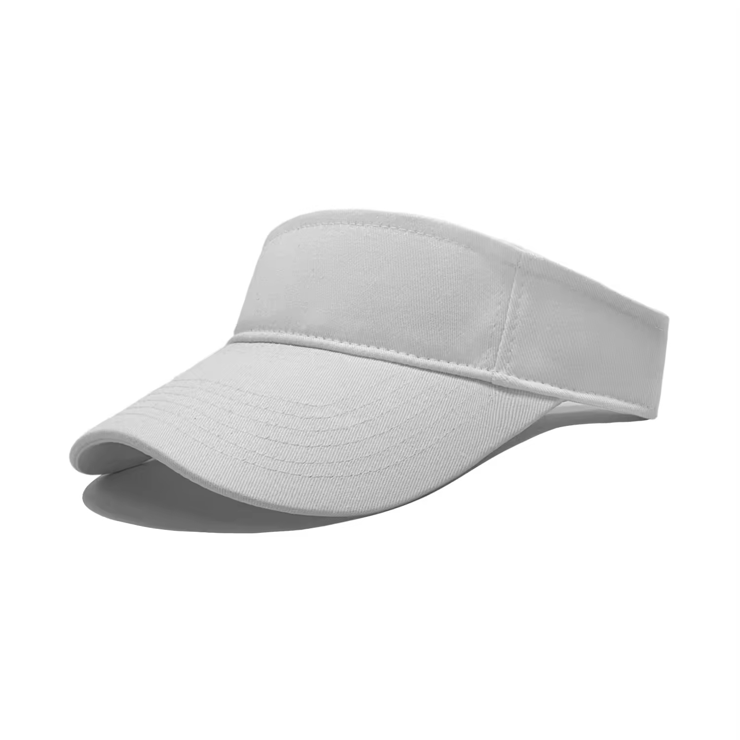 Sport Golf Visor Hat for Men Women,Custom Logo Embroidered High Quality 100% Cotton Summer Beach Visor Baseball Cap