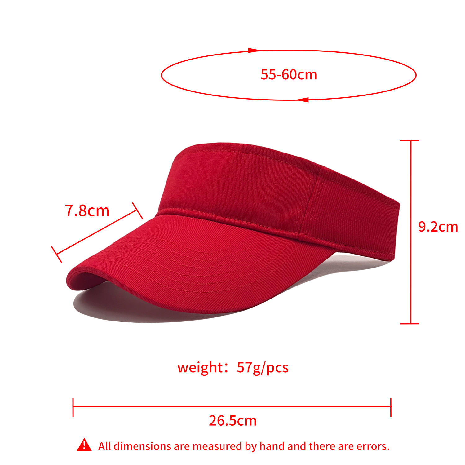 Sport Golf Visor Hat for Men Women,Custom Logo Embroidered High Quality 100% Cotton Summer Beach Visor Baseball Cap
