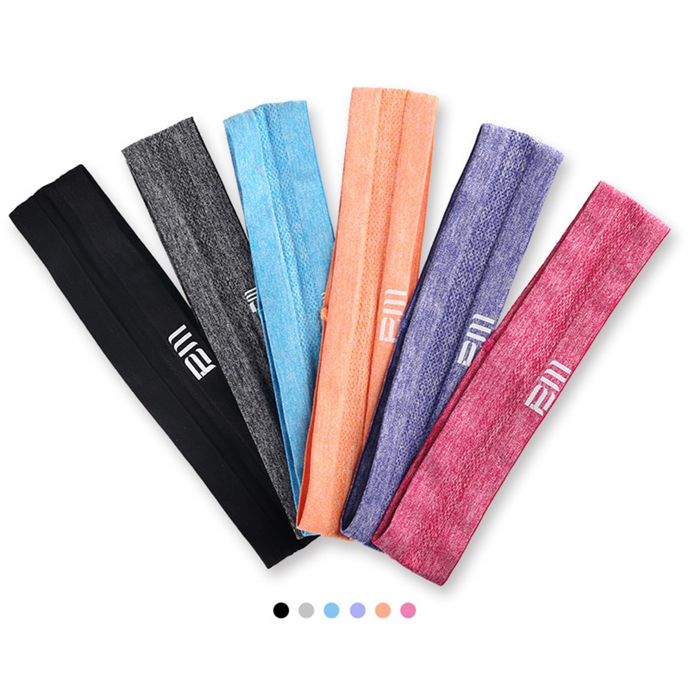 Sports headbands for men and women, sweatbands for fitness, yoga, basketball, running, antiperspirant headbands, sweat-absorbing headbands, cross-border customization.