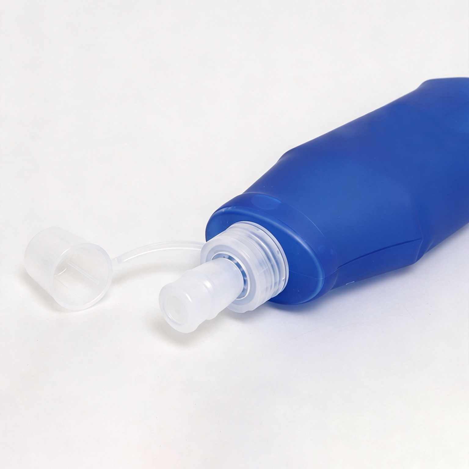 TPU Soft Folding BPA-Free Collapsible 250-500ml Hydration Flask for Running Hiking & Cycling