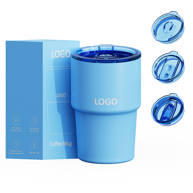 304 Stainless Steel Folding Car Cup, Home Coffee Cup, Car Thermos, Portable Leak-proof Travel Mug