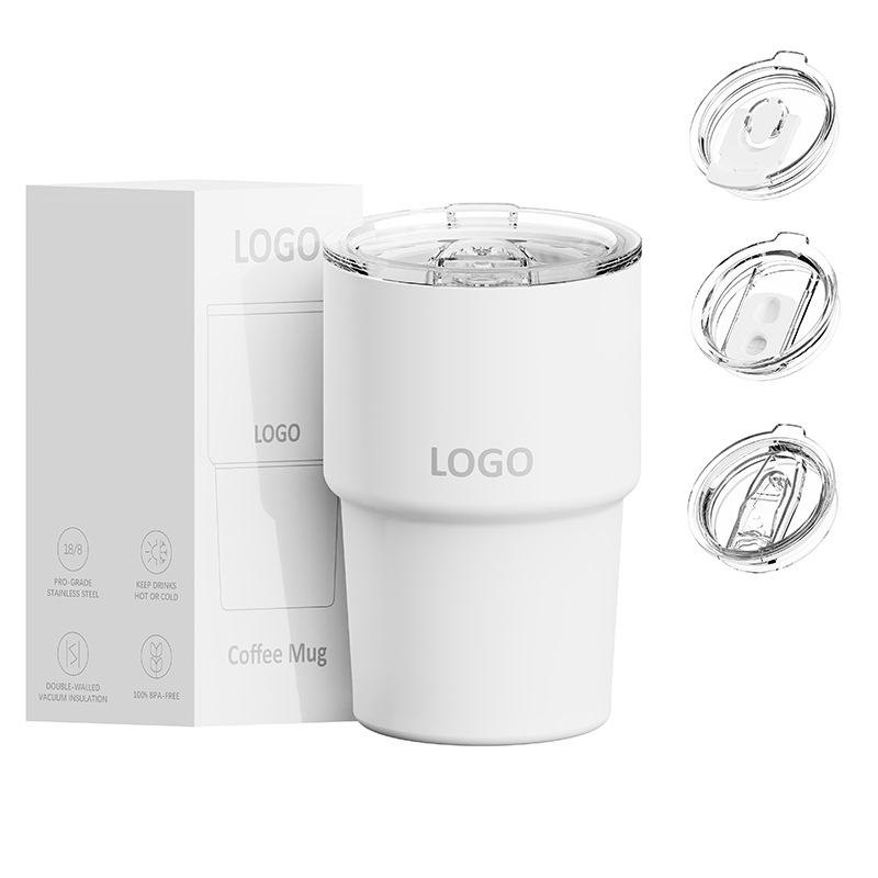 304 Stainless Steel Folding Car Cup, Home Coffee Cup, Car Thermos, Portable Leak-proof Travel Mug