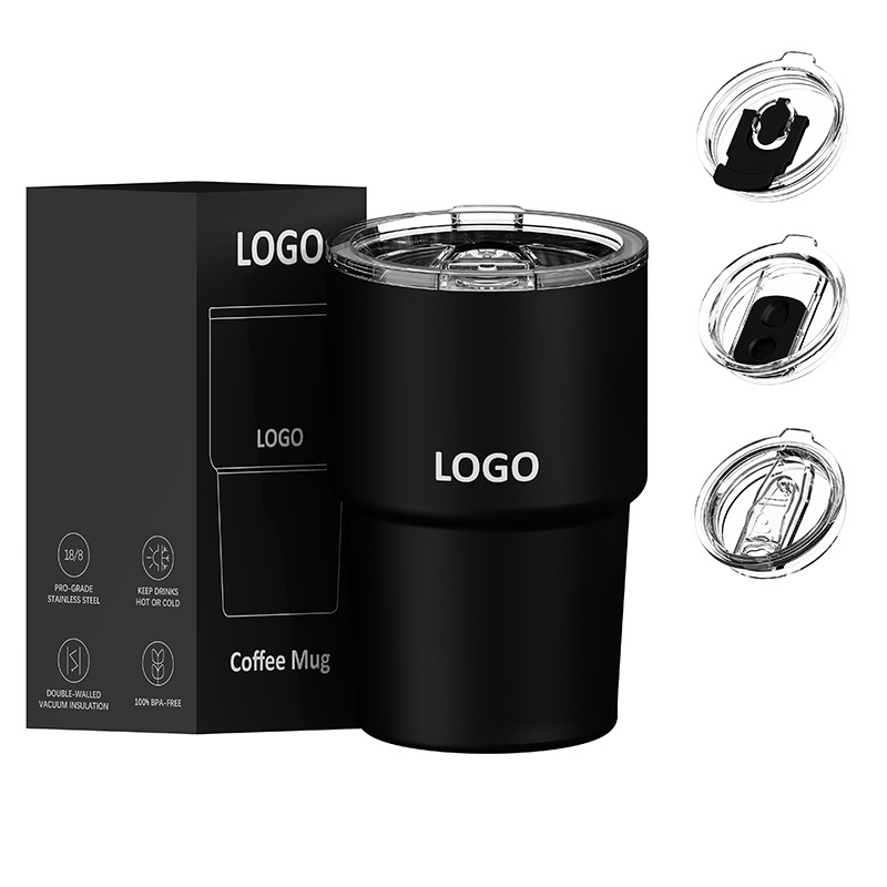 304 Stainless Steel Folding Car Cup, Home Coffee Cup, Car Thermos, Portable Leak-proof Travel Mug