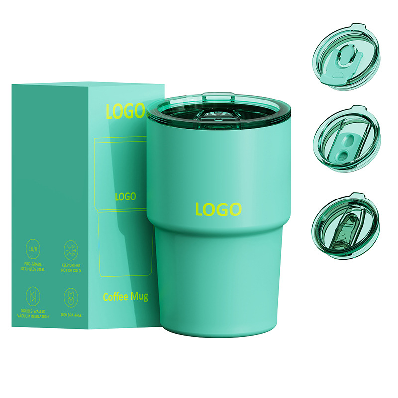 304 Stainless Steel Folding Car Cup, Home Coffee Cup, Car Thermos, Portable Leak-proof Travel Mug