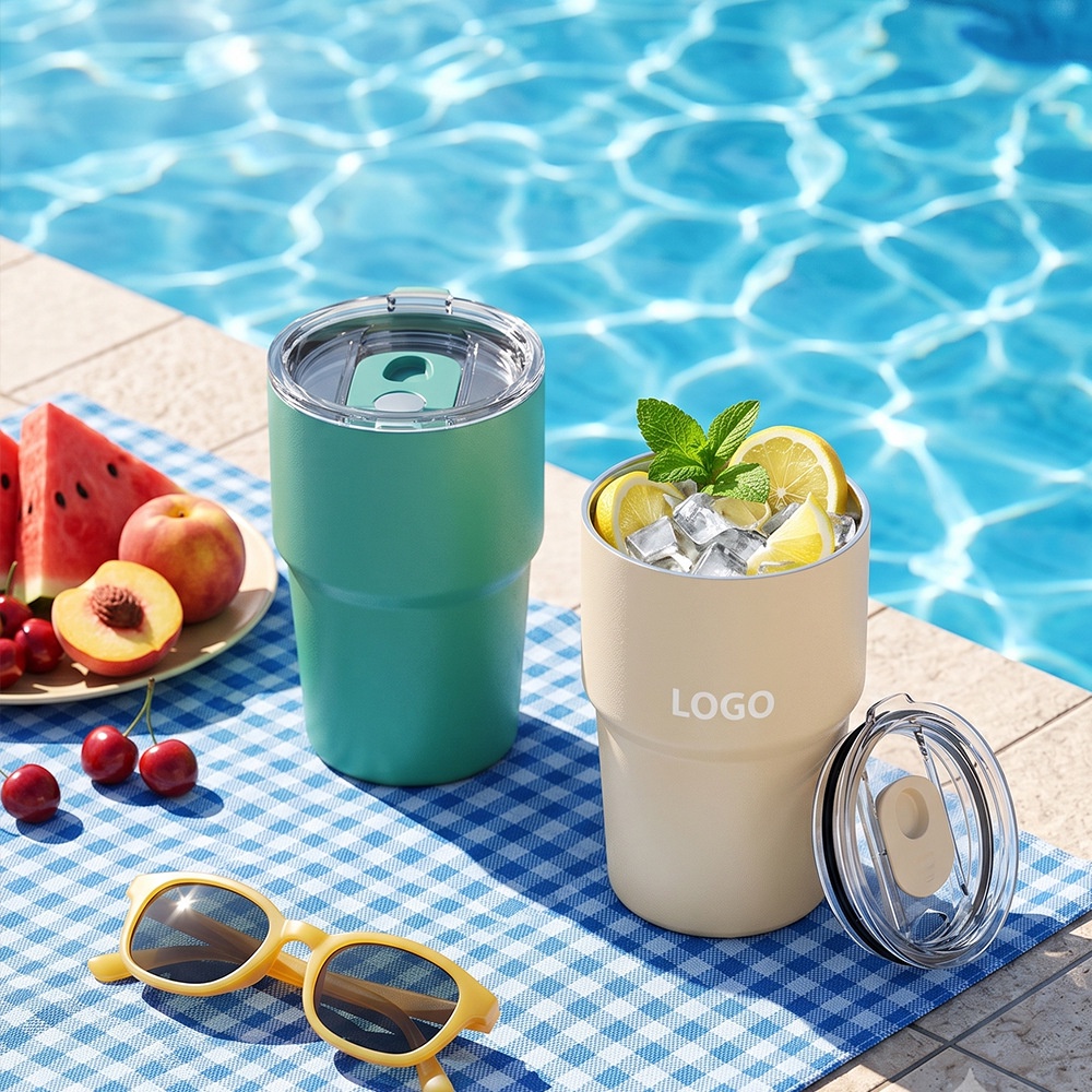 304 Stainless Steel Folding Car Cup, Home Coffee Cup, Car Thermos, Portable Leak-proof Travel Mug