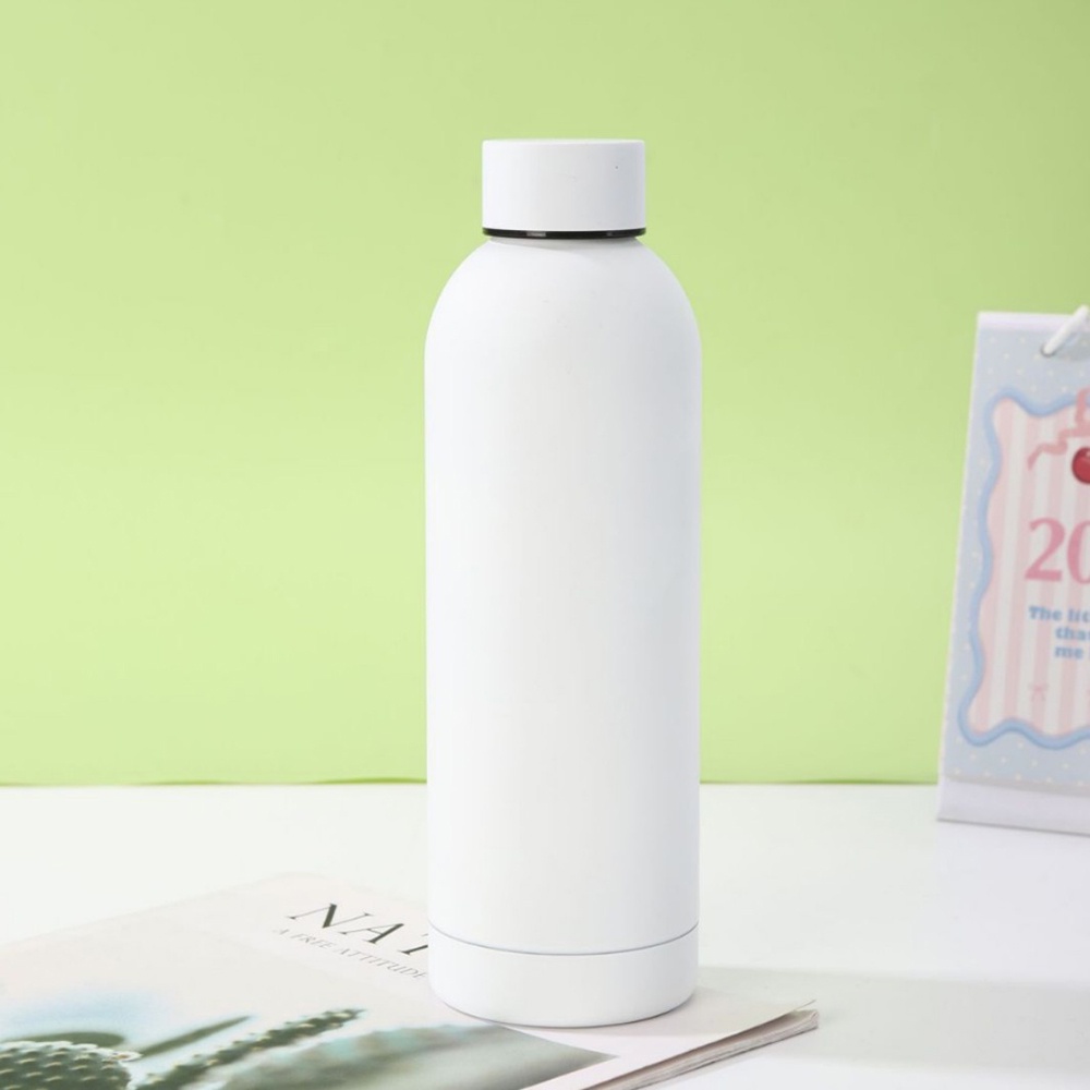 304 Stainless Steel American Style Small-Mouth Portable Outdoor Sports Water Bottle with Rubber Paint Insulated Cup Wholesale