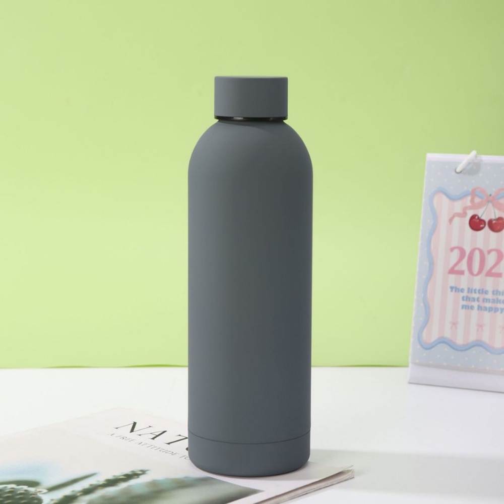 304 Stainless Steel American Style Small-Mouth Portable Outdoor Sports Water Bottle with Rubber Paint Insulated Cup Wholesale
