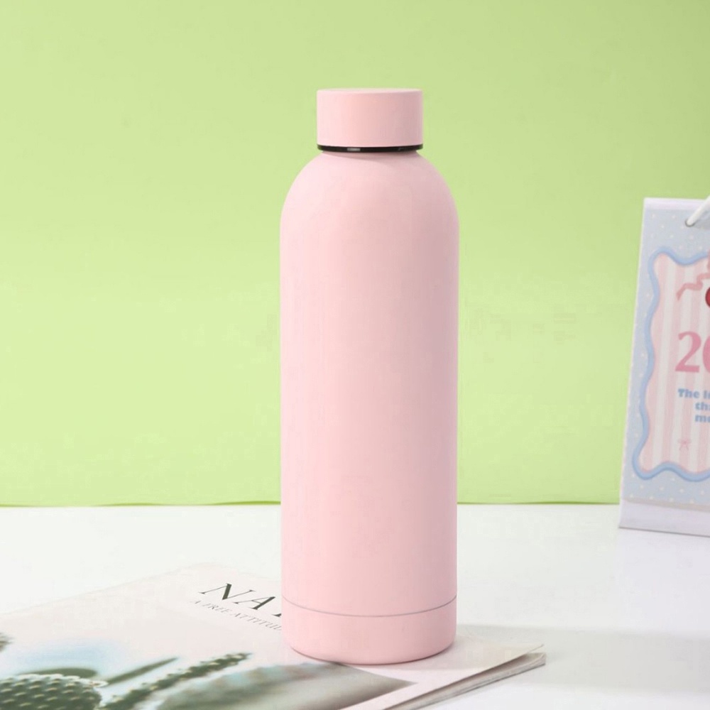 304 Stainless Steel American Style Small-Mouth Portable Outdoor Sports Water Bottle with Rubber Paint Insulated Cup Wholesale