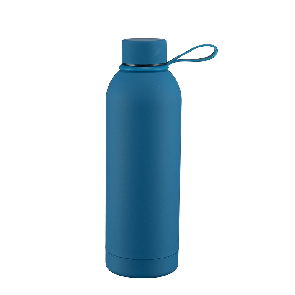 304 Stainless Steel American Style Small-Mouth Portable Outdoor Sports Water Bottle with Rubber Paint Insulated Cup Wholesale