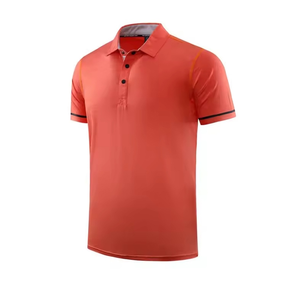 Custom Logo Men's for Polo Shirt Solid Color Short Sleeve Sport Golf Shirt Embroidered Printed Elastane Polo T-Shirt