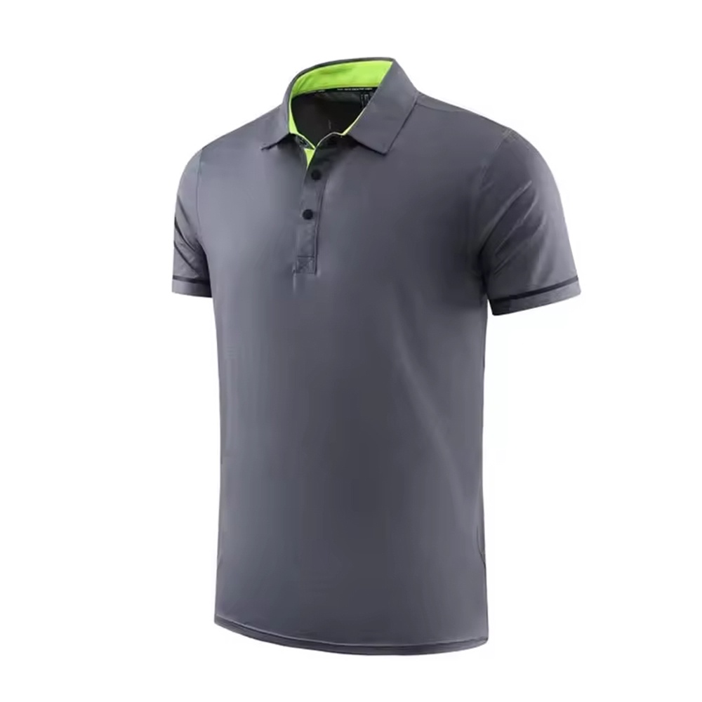 Custom Logo Men's for Polo Shirt Solid Color Short Sleeve Sport Golf Shirt Embroidered Printed Elastane Polo T-Shirt