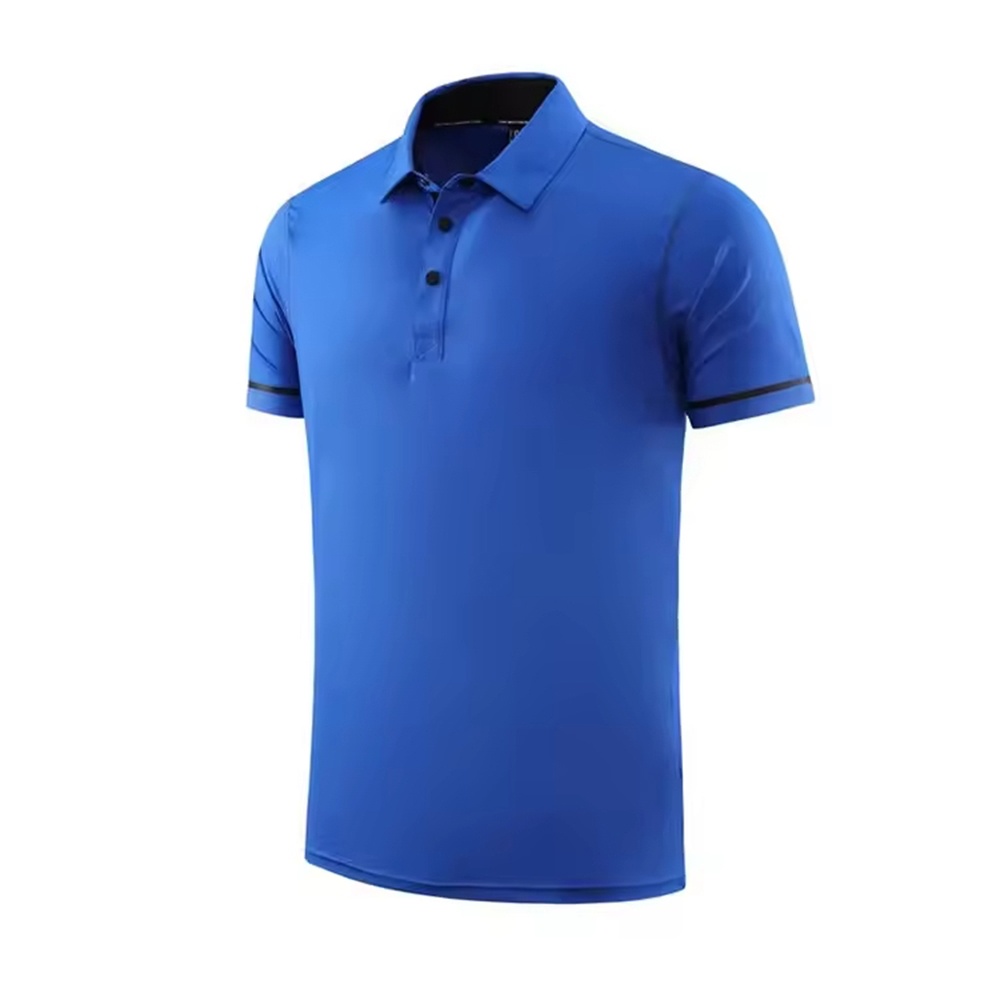 Custom Logo Men's for Polo Shirt Solid Color Short Sleeve Sport Golf Shirt Embroidered Printed Elastane Polo T-Shirt