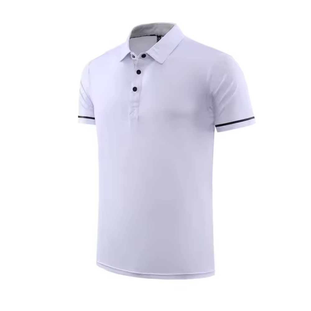 Custom Logo Men's for Polo Shirt Solid Color Short Sleeve Sport Golf Shirt Embroidered Printed Elastane Polo T-Shirt