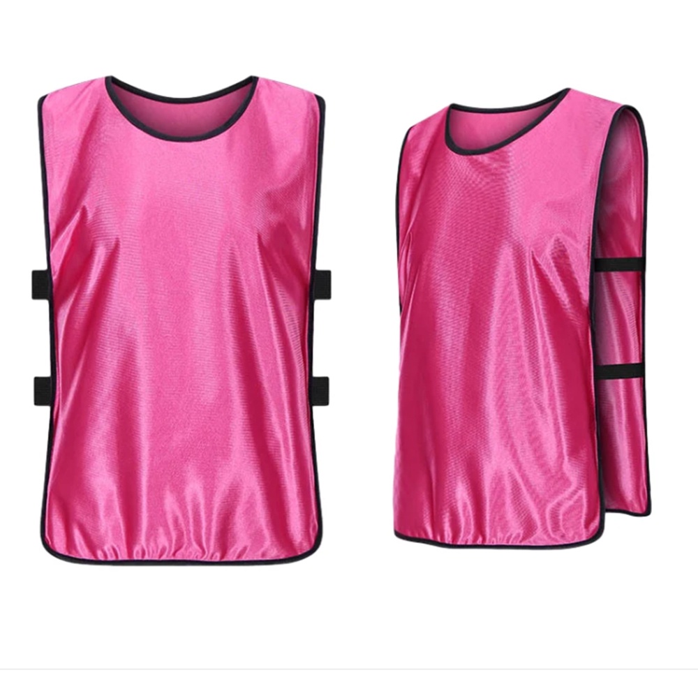Promotional Football Basketball Marathon Team Bibs Custom Polyester Sports Training Vest With Logo