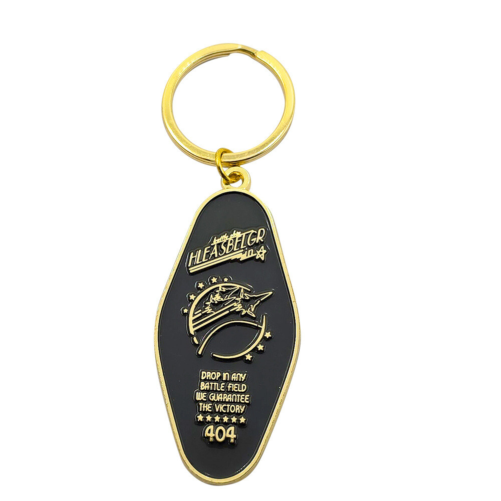 Metal keychain