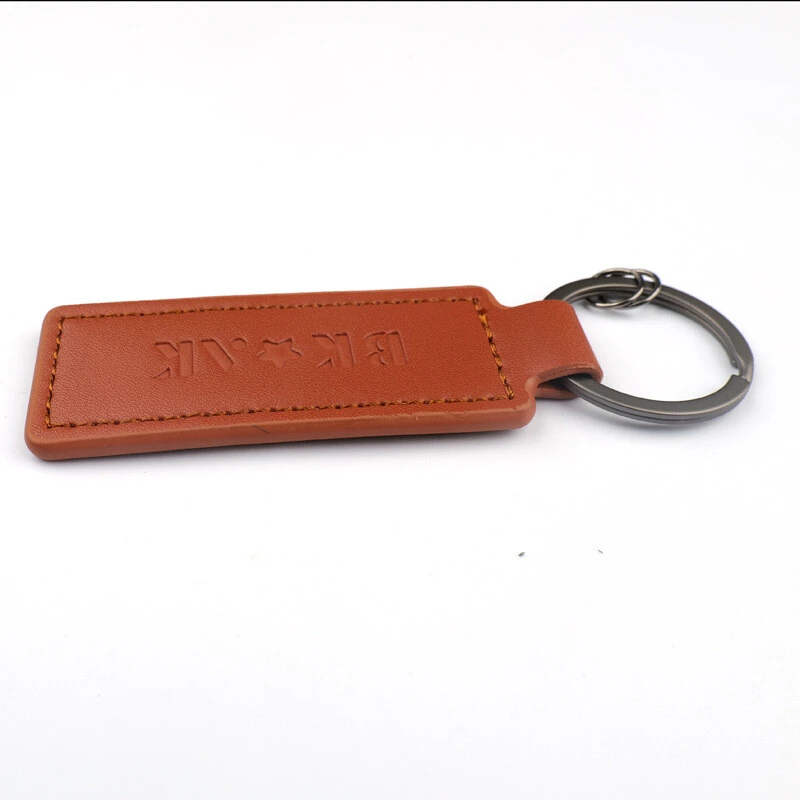 Leather keychain