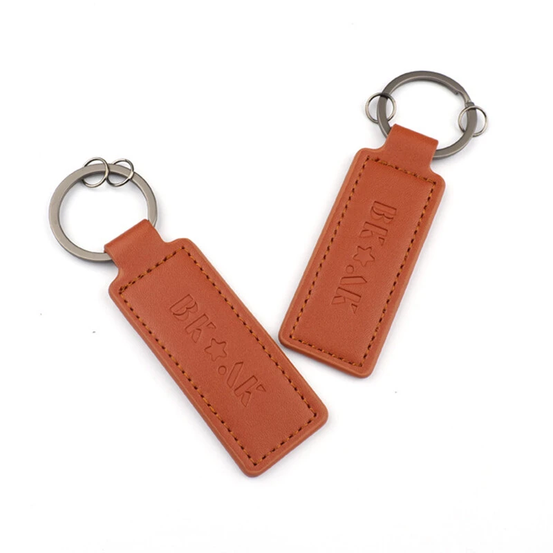 Leather keychain