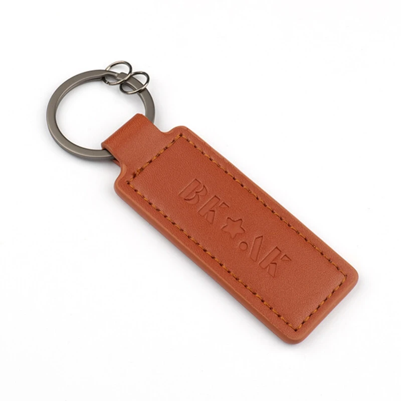 Leather keychain