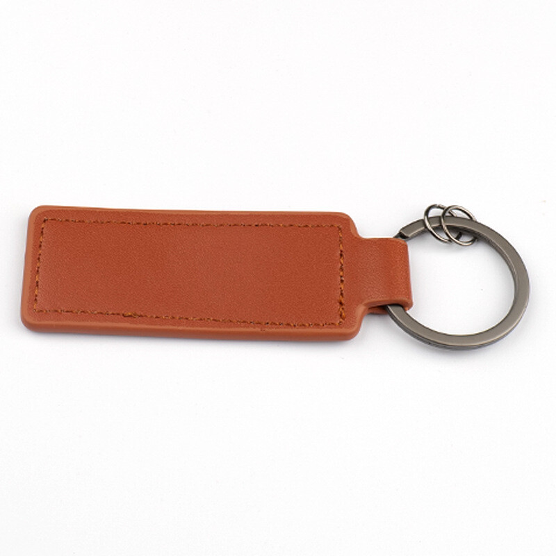 Leather keychain