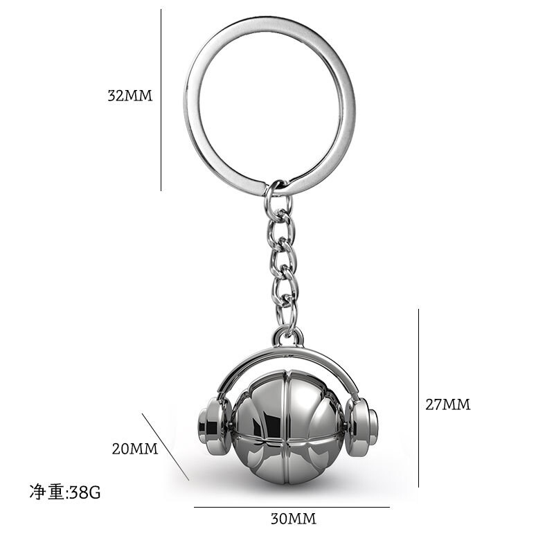 Metal keychain