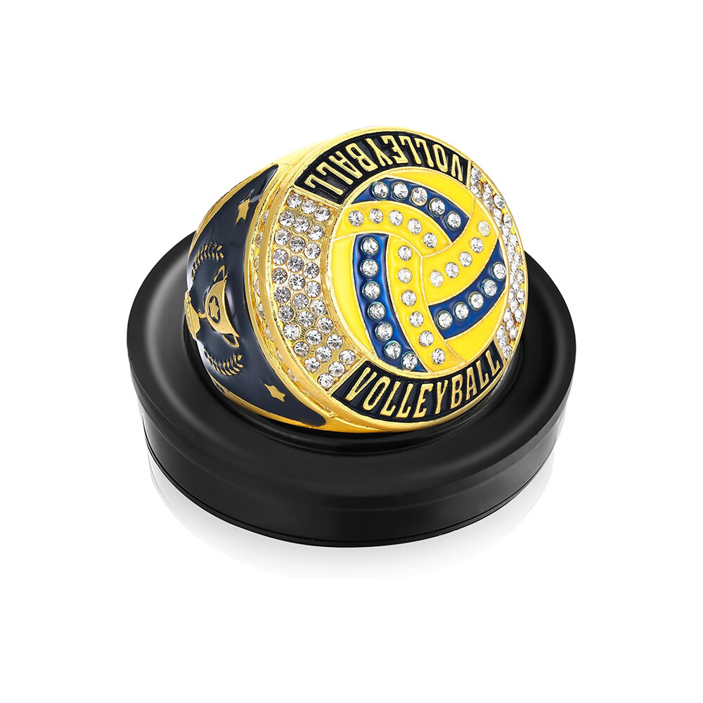 Diamond-encrusted sports accessories for general sports awards, including championship rings for football, basketball, rugby, and baseball MVP events.