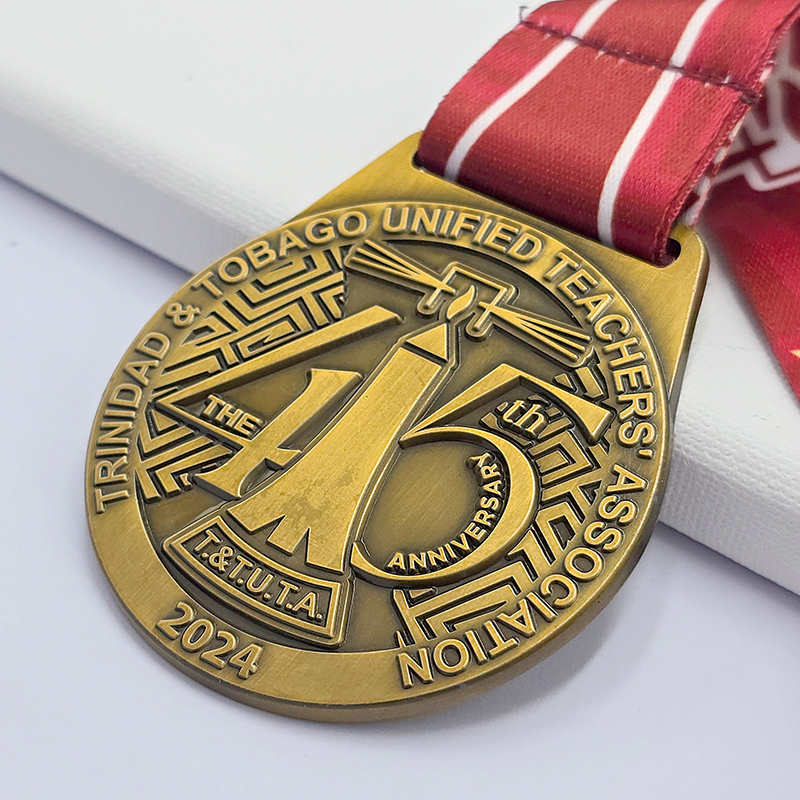 Multicultural Themed Metal Medal Set: African Rhino Conservation Run / Music Guitar Race / Teachers' Association Commemoration / Running Shoe Relief - A Global Featured Race Collectible Set