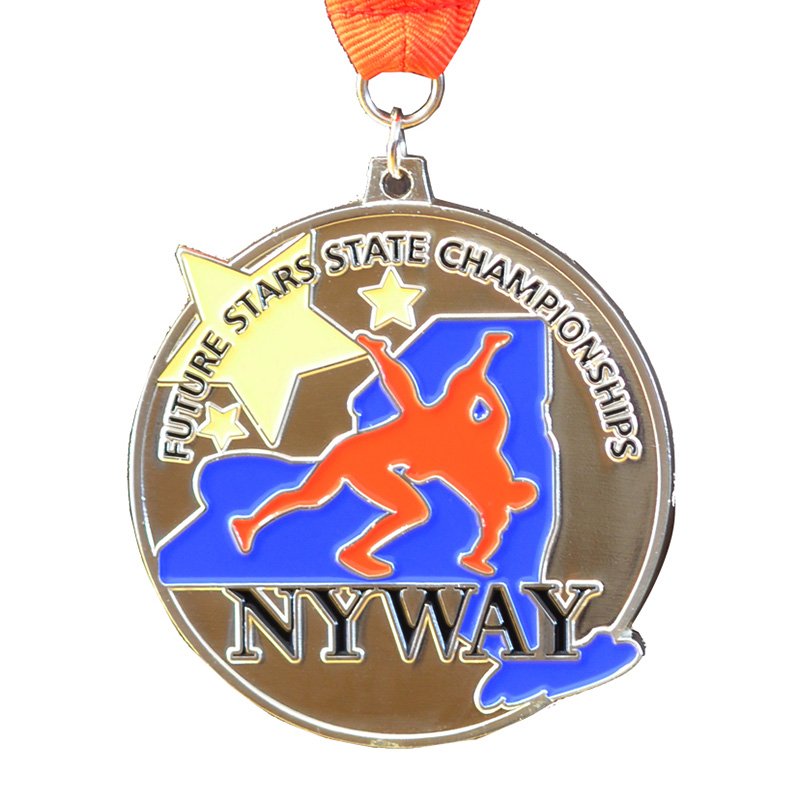 International Taekwondo Championships Gold Medal Gold Metal Commemorative Medal with 3D Figure Relief - Event Collectible Ornament