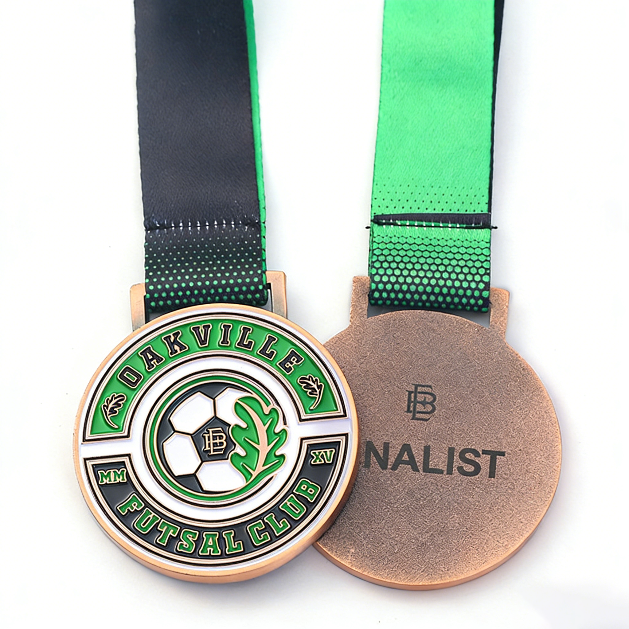 Customized metal medals for city-specific football tournaments and competitions, commemorative metal medals for autumn sports meets.