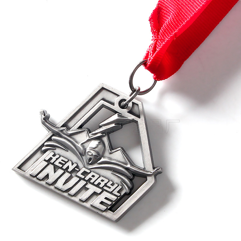 Custom metal openwork medals, swimming and diving competition medals, sports event medals, relief medals, and more.