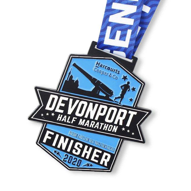 Devonport Half Marathon Finisher Medal Auckland Half Marathon Series Race Award