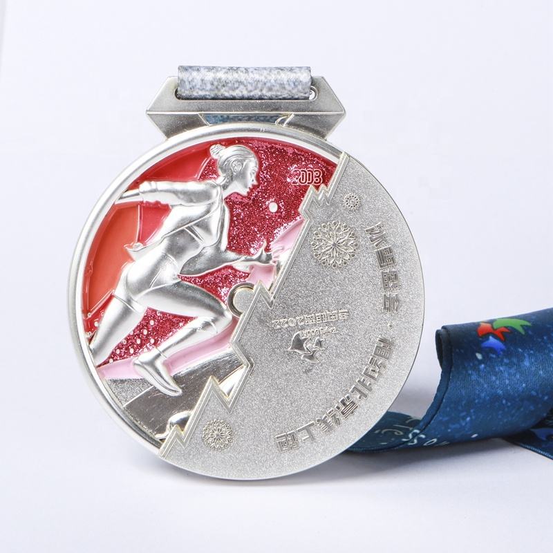 Gold, silver, and bronze metal medals for judo, karate, and taekwondo.