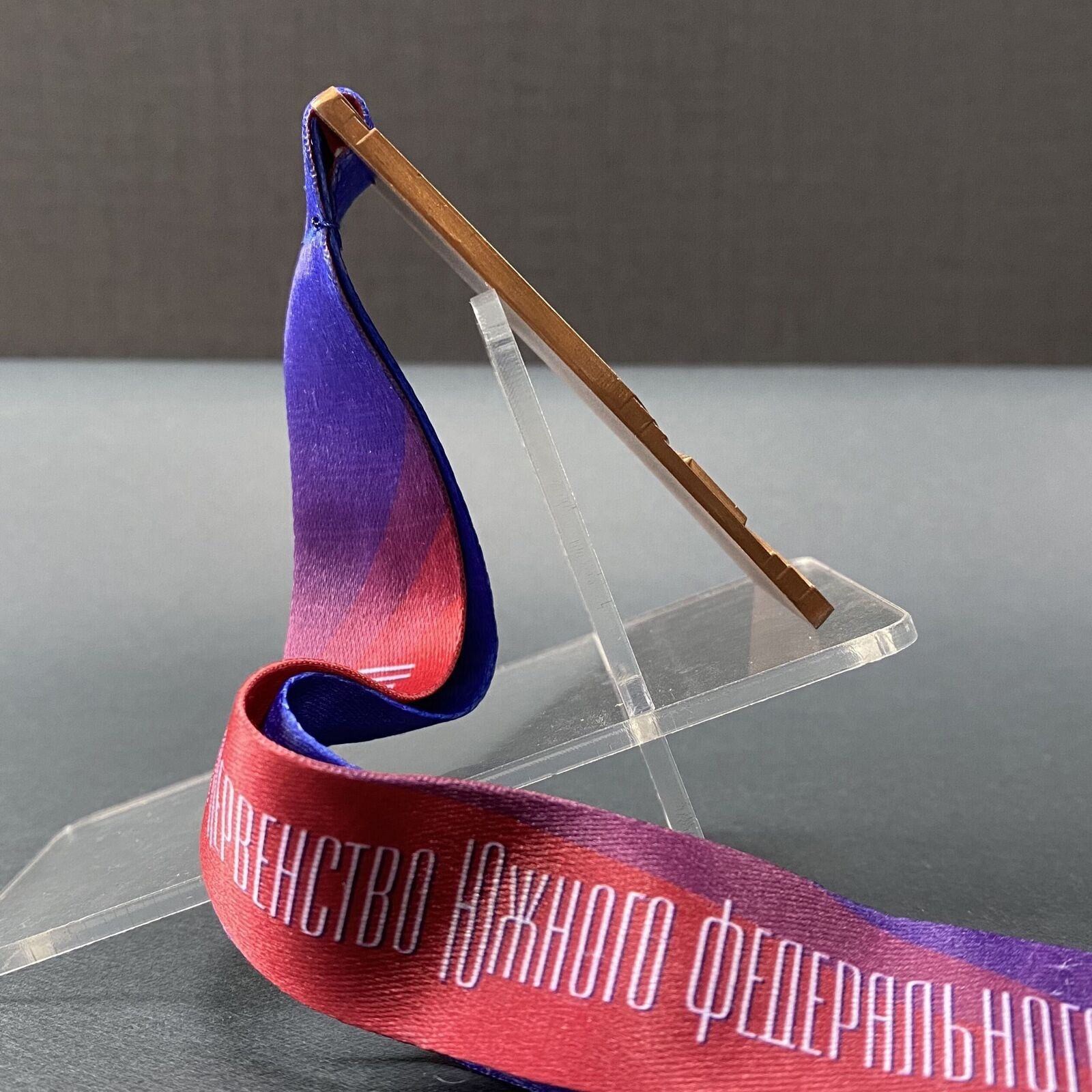 Antique gold engraving, screen printing, 3D zinc alloy Global Taekwondo Federation Champion Medal