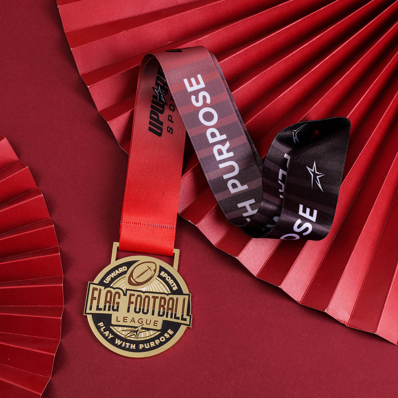 Marathon Gold Medal Metal Football Sports Award Medal