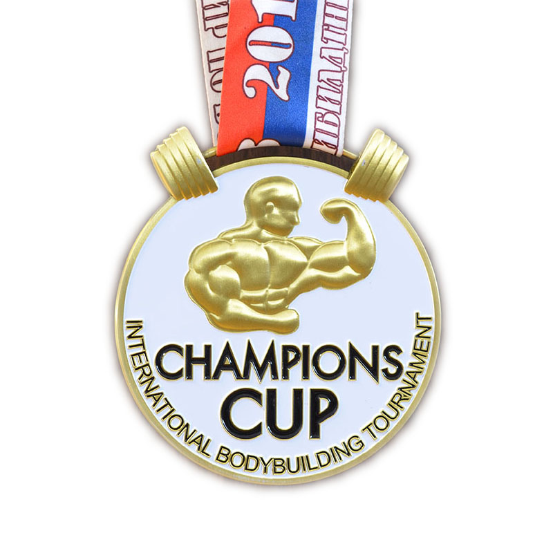Bodybuilding Championship Medal - Double-sided 3D Embossed Bodybuilding Competition Honor Medal