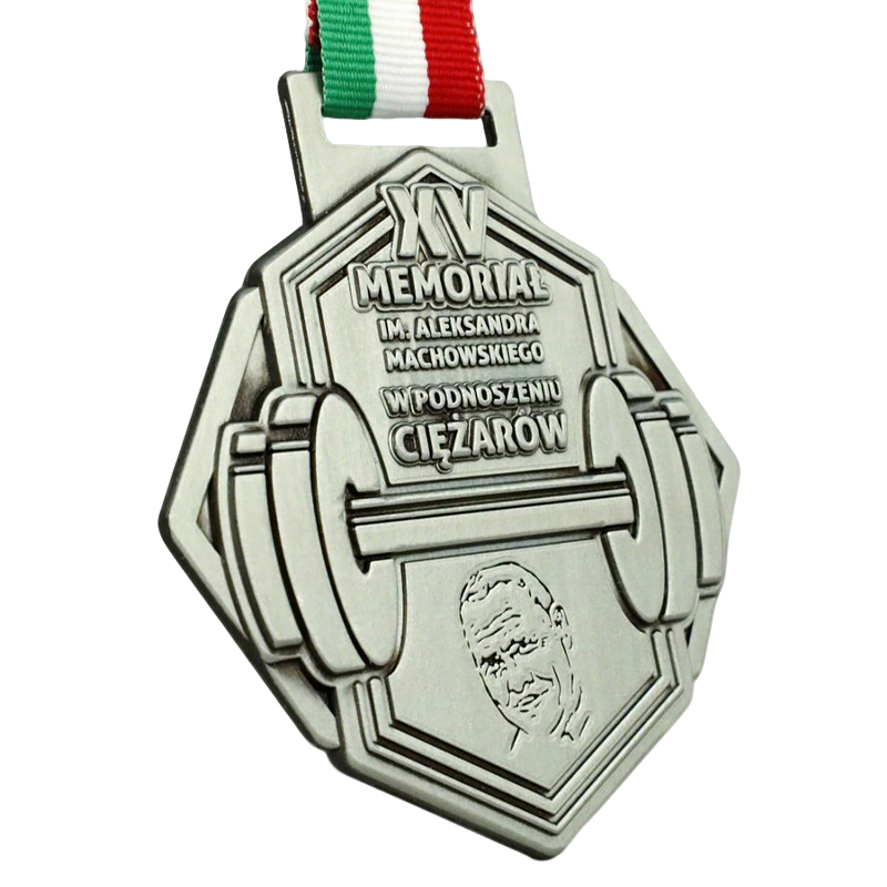 Bodybuilding Championship Medal - Double-sided 3D Embossed Bodybuilding Competition Honor Medal
