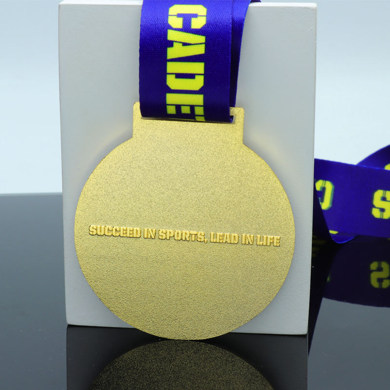 Basketball League Medal - Cool Lightning Design Race Completion Commemorative Plaque