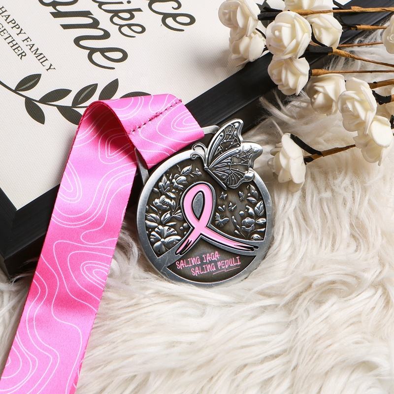 Themed Race Medal: Rotatable Gear-Shaped Lake Toba Series Medal